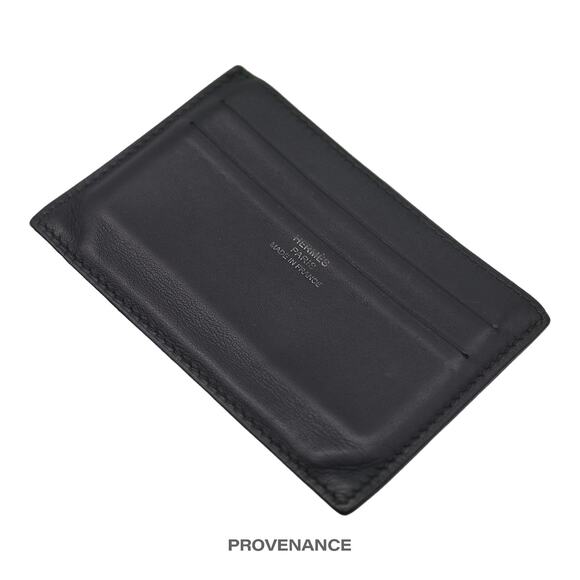 🔴 Hermes Citizen Twill Card Wallet - Vert Rousseau Swift - Picture 4 of 6